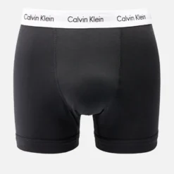 Calvin Klein Men's Three-Pack Cotton-Jersey Trunks - Black 11 Calvin Klein Men's Three-Pack Cotton-Jersey Trunks - Black -The Hut 10044651 1155123453848212