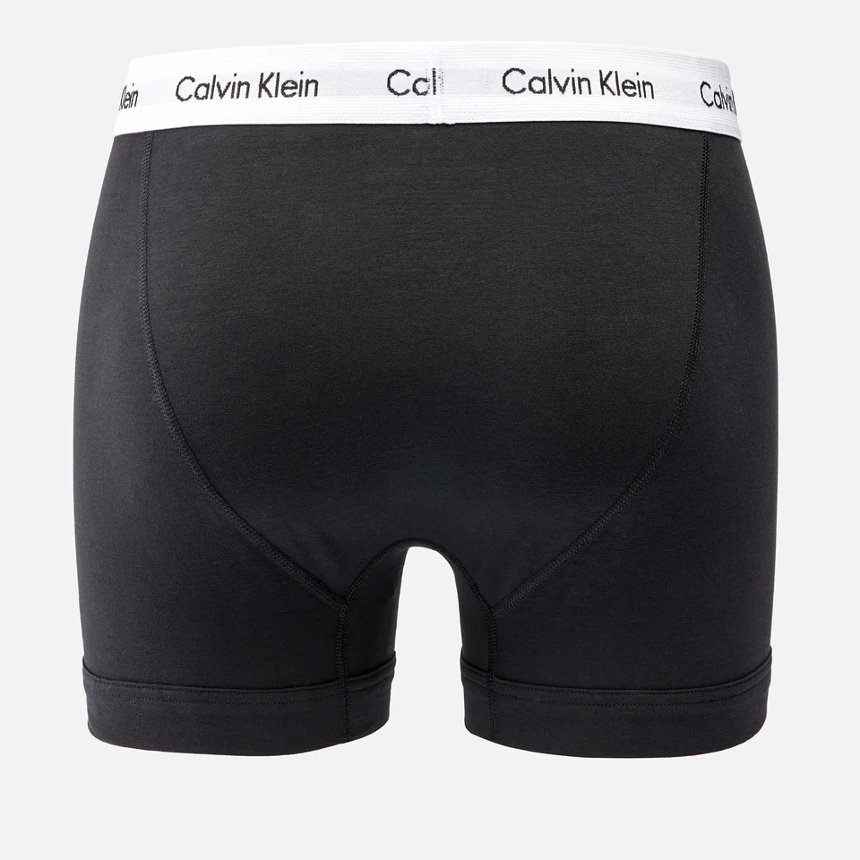 Calvin Klein Men's Three-Pack Cotton-Jersey Trunks - Black 6 Calvin Klein Men's Three-Pack Cotton-Jersey Trunks - Black - Image 4