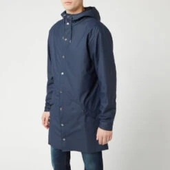 RAINS Matte-Shell Long Jacket -The Hut 10796052 2064747925300136