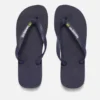 Havaianas Men's Brasil Logo Flip Flops - Navy Blue 2 Havaianas Men's Brasil Logo Flip Flops - Navy Blue -The Hut 10907493 1215047543625037