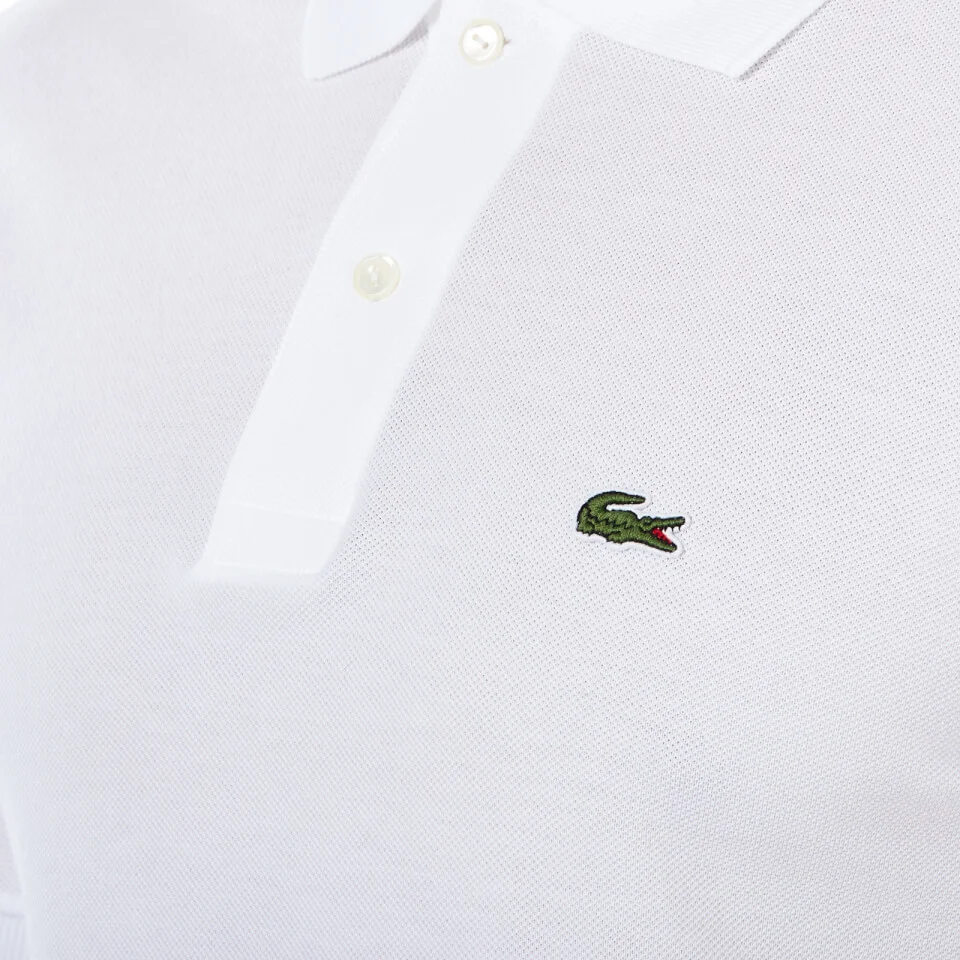 Lacoste Men's Classic Polo Shirt - White 7 Lacoste Men's Classic Polo Shirt - White - Image 5