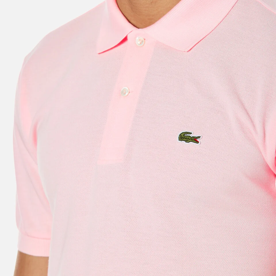 Lacoste Men's Classic Polo Shirt - Pale Pink 7 Lacoste Men's Classic Polo Shirt - Pale Pink - Image 5