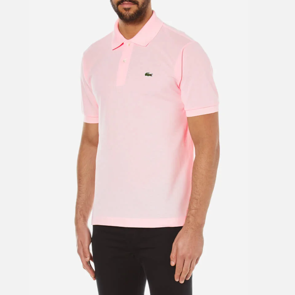 Lacoste Men's Classic Polo Shirt - Pale Pink 4 Lacoste Men's Classic Polo Shirt - Pale Pink - Image 2