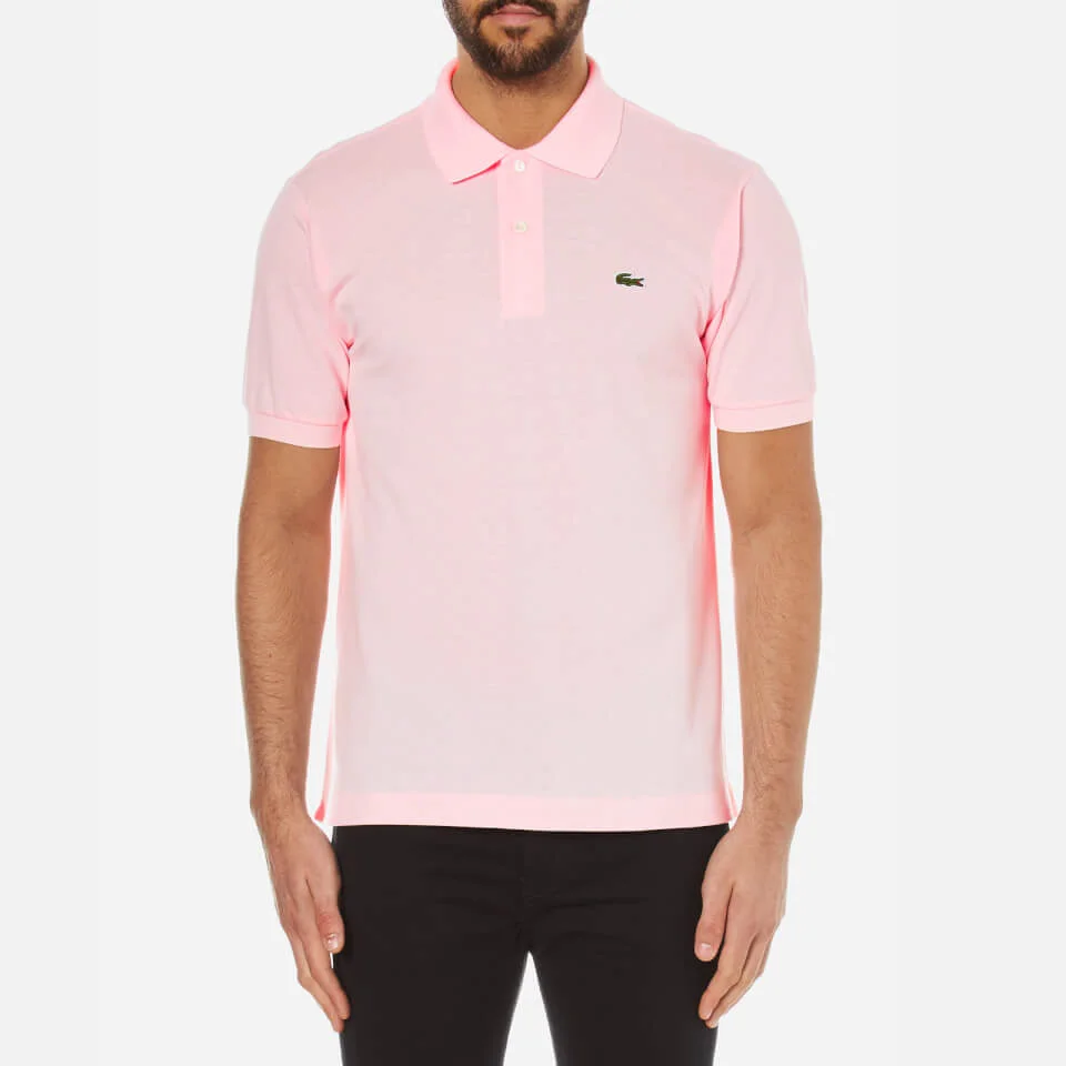 Lacoste Men's Classic Polo Shirt - Pale Pink 3 Lacoste Men's Classic Polo Shirt - Pale Pink