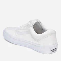 Vans Old Skool Trainers - True White -The Hut 11240113 1854492600957350