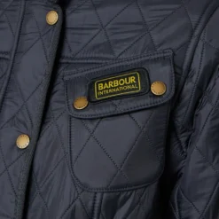 Barbour International Women's Polarquilt Jacket - Navy -The Hut 11277003 1044708768213755