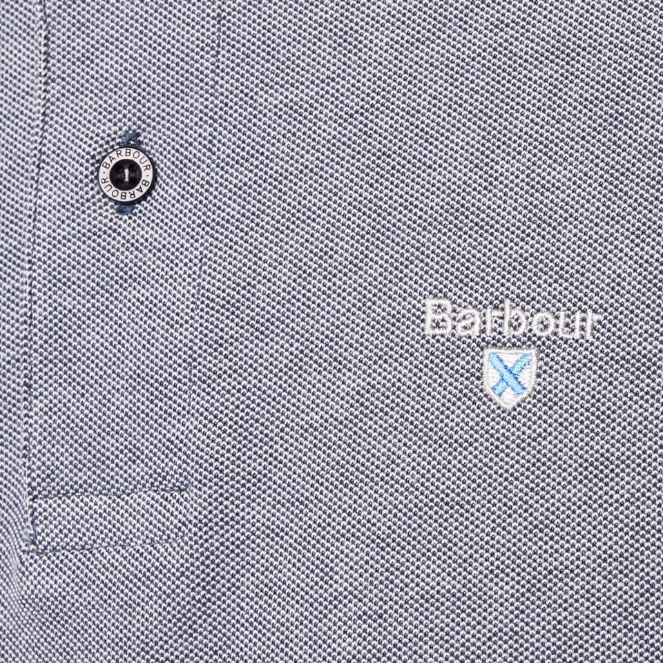 Barbour Heritage Men's Sports Polo Mix - Midnight 6 Barbour Heritage Men's Sports Polo Mix - Midnight - Image 4
