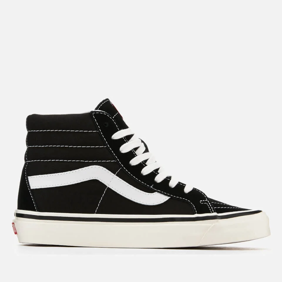 Vans Anaheim Sk8-Hi 38 Dx Hi-Top Trainers - Black/True White 3 Vans Anaheim Sk8-Hi 38 Dx Hi-Top Trainers - Black/True White