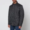Barbour International Men's Ariel Polarquilt Jacket - Black 1 Barbour International Men's Ariel Polarquilt Jacket - Black -The Hut 11812192 9975008176588087