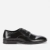 Walk London Men's Alex Leather Hi-Shine Leather Derby Shoes - Black -The Hut 13124560 3174898524688700