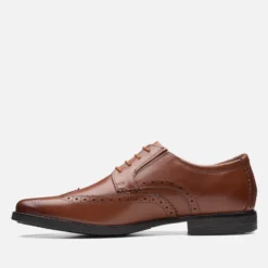 Clarks Howard Wing Leather Derby Shoes -The Hut 13137590 2455025758686515