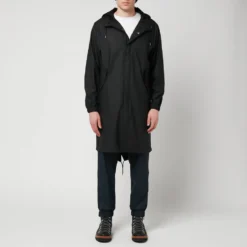 Rains Matte-Shell Fishtail Parka -The Hut 13327659 1284937139188184
