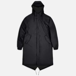 Rains Matte-Shell Fishtail Parka -The Hut 13327659 3045109499911528