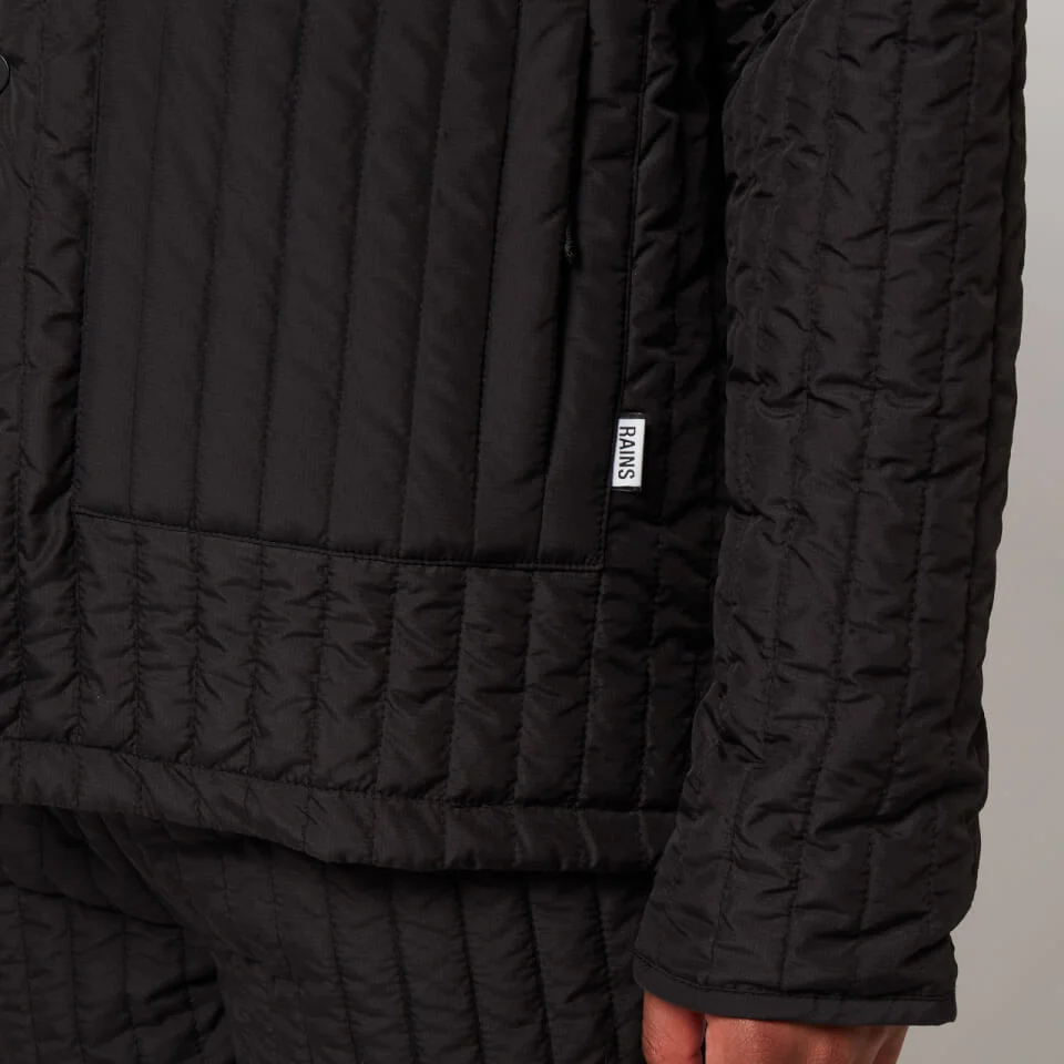 RAINS Liner Shirt Jacket - Black 6 RAINS Liner Shirt Jacket - Black - Image 4