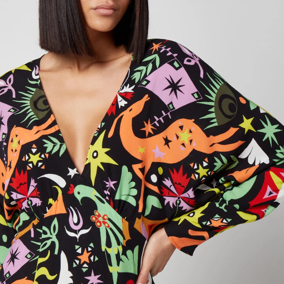 Never Fully Dressed Women's Celestial Ruby Midi Dress - Multi 6 Never Fully Dressed Women's Celestial Ruby Midi Dress - Multi - Image 4