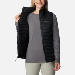 Columbia Women's Powder Pass Vest - Black -The Hut 13459073 7385118340385394