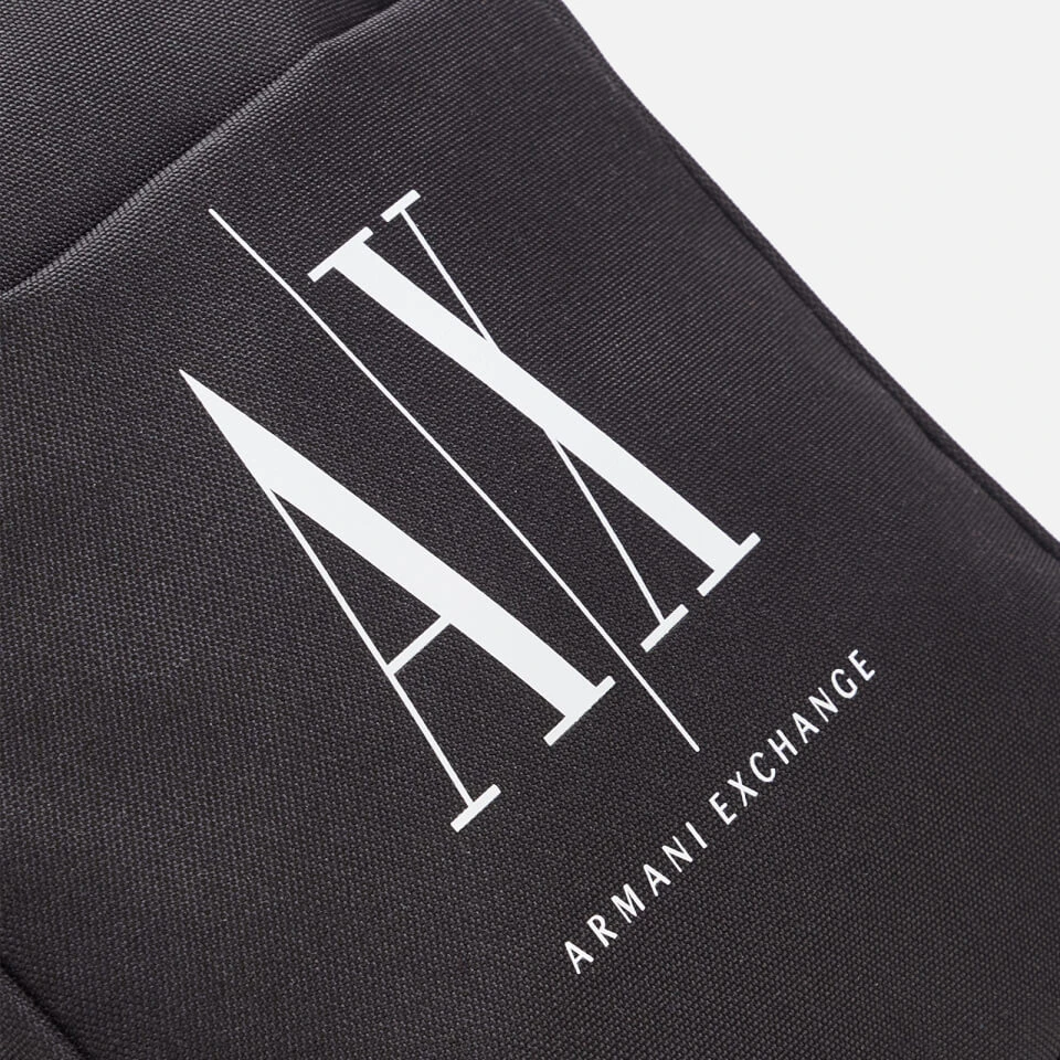 Armani Exchange Men's AX Logo Crossbody Bag - Black 6 Armani Exchange Men's AX Logo Crossbody Bag - Black - Image 4