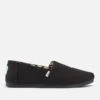 TOMS Men's Alpargata Vegan Canvas Pumps - Black/Black -The Hut 13624903 1204967448032493