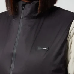 RAINS Women's Padded Nylon Vest - Black -The Hut 13625252 1164938201906171