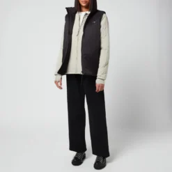 RAINS Women's Padded Nylon Vest - Black -The Hut 13625252 1484938201867324