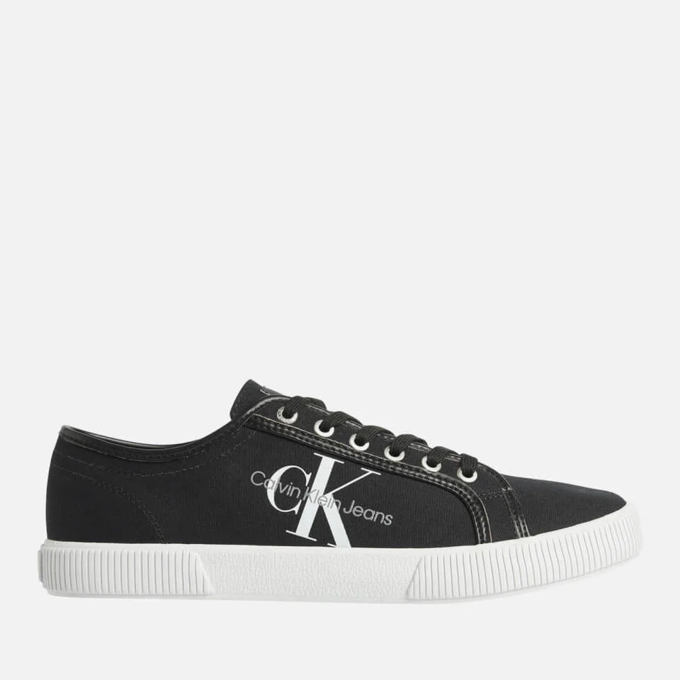 Calvin Klein Jeans Men's Essential Vulcanised Trainers - Black 3 Calvin Klein Jeans Men's Essential Vulcanised Trainers - Black