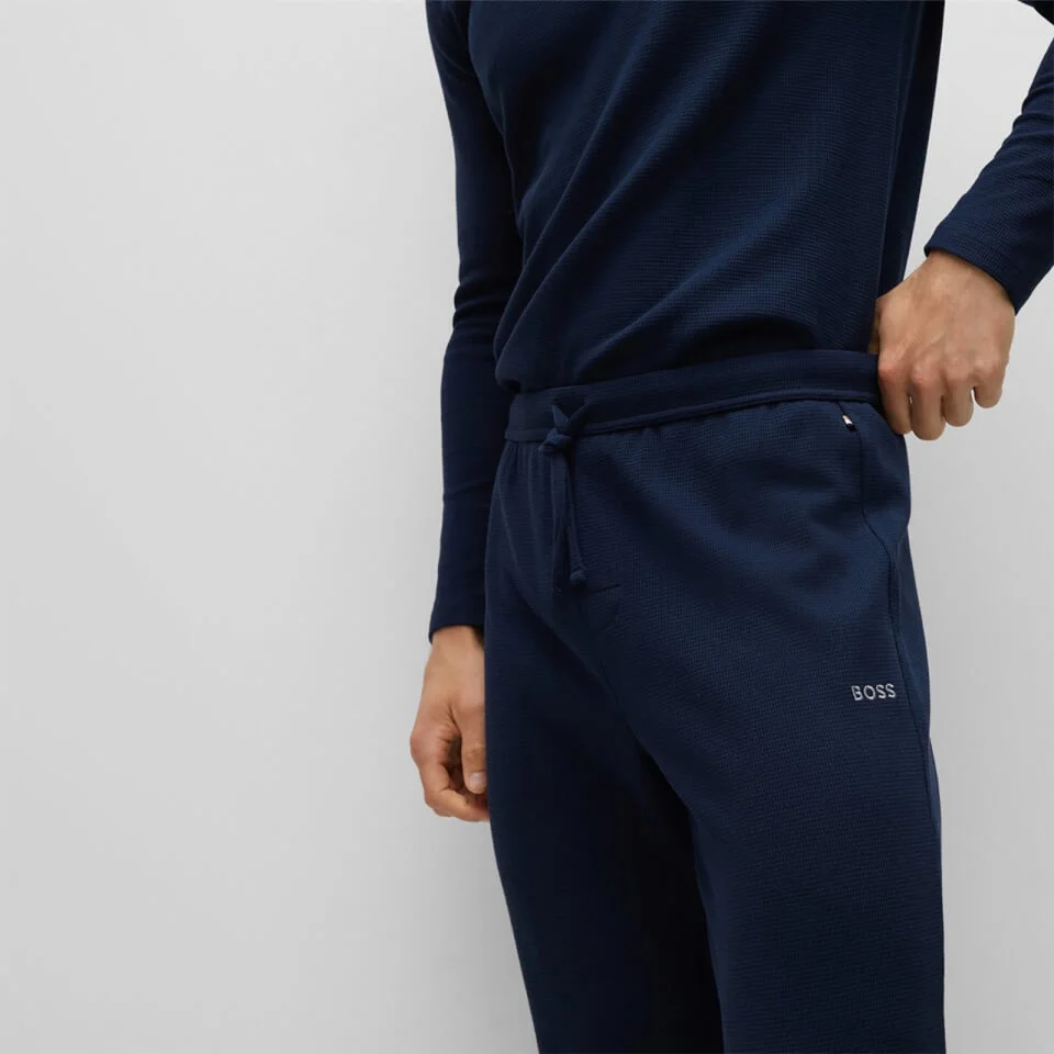 BOSS Bodywear Waffle-Knit Cotton-Blend Pants 4 BOSS Bodywear Waffle-Knit Cotton-Blend Pants - Image 2