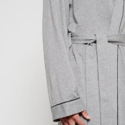 BOSS Bodywear Logo-Detailed Cotton Robe -The Hut 13813119 1794989949873905