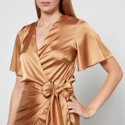 Never Fully Dressed Vienna Satin Wrap Mini Dress 10 Never Fully Dressed Vienna Satin Wrap Mini Dress -The Hut 13835288 1704981740529968