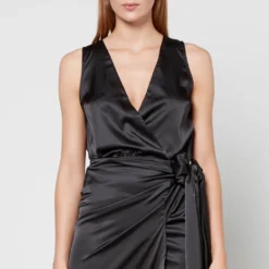 Never Fully Dressed Vienna Satin Wrap Dress 12 Never Fully Dressed Vienna Satin Wrap Dress -The Hut 13835314 1114981741540206