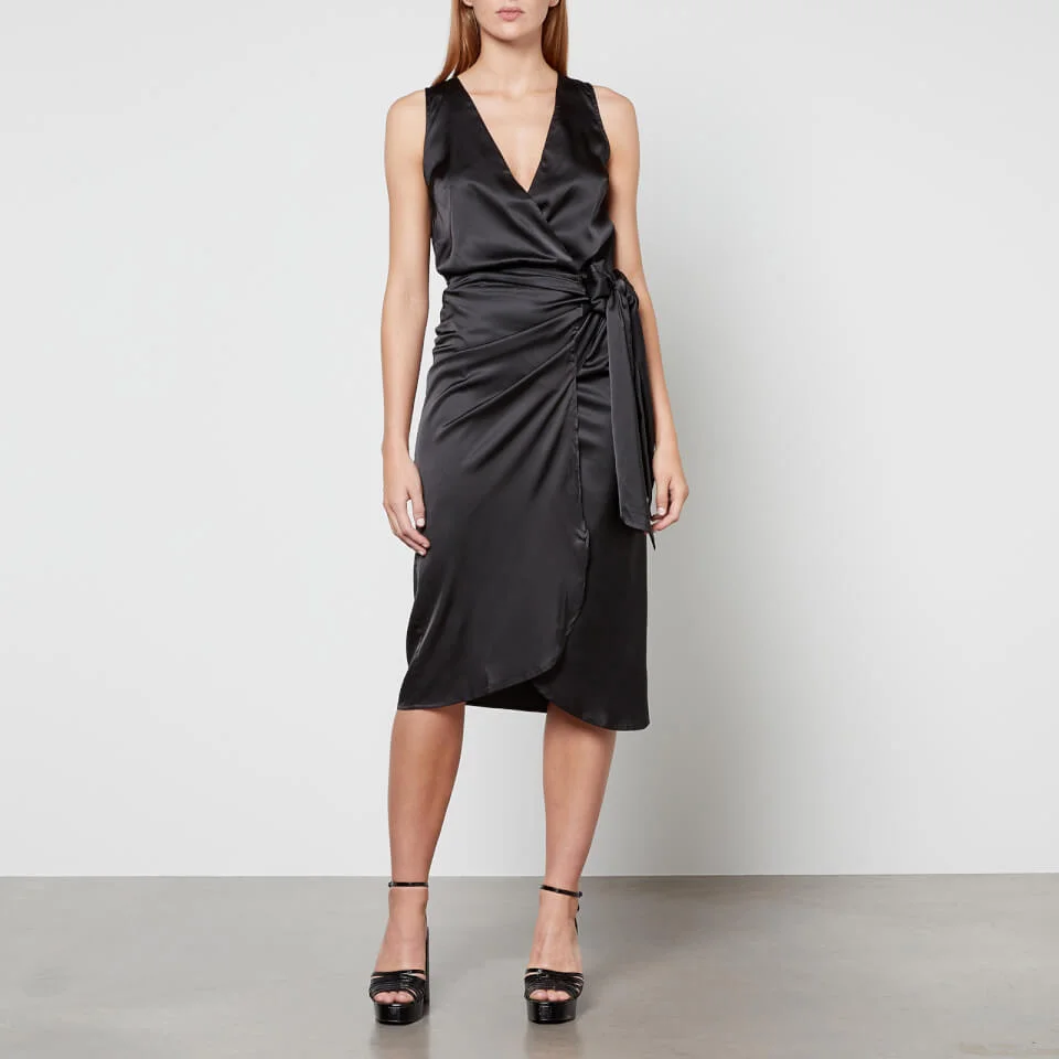 Never Fully Dressed Vienna Satin Wrap Dress 3 Never Fully Dressed Vienna Satin Wrap Dress