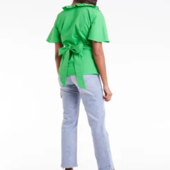 Never Fully Dressed Poplin Roma Top -The Hut 13835388 1264973634880932