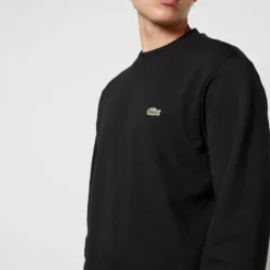 Lacoste Logo-Embroidered Cotton-Blend Jersey Sweatshirt -The Hut 13835576 2144980967910400
