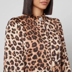 CRAS Lavacras Leopard-Print Recycled Satin Mini Dress -The Hut 13882180 1815003465306694