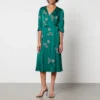 Hope & Ivy Harley Bead-Embellished Satin Midi Wrap Dress 1 Hope & Ivy Harley Bead-Embellished Satin Midi Wrap Dress -The Hut 13901533 5185082523920579