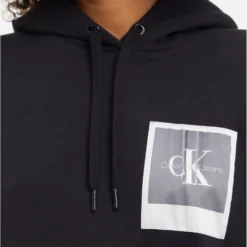 Calvin Klein Jeans Polaroid Cotton-Jersey Hooded Dress -The Hut 13901989 7894986191395578