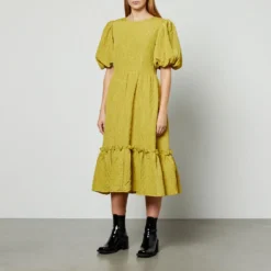 Résumé Ozzia Open-Back Cloque Dress