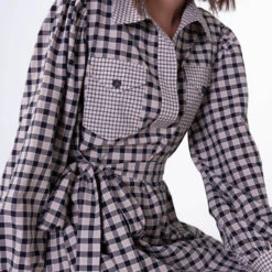 Aligne Greville Organic Cotton Mini Dress -The Hut 13915292 9534985560759476