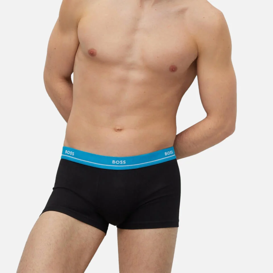 BOSS Bodywear 5 Pack Essential Cotton-Blend Trunks 6 BOSS Bodywear 5 Pack Essential Cotton-Blend Trunks - Image 4