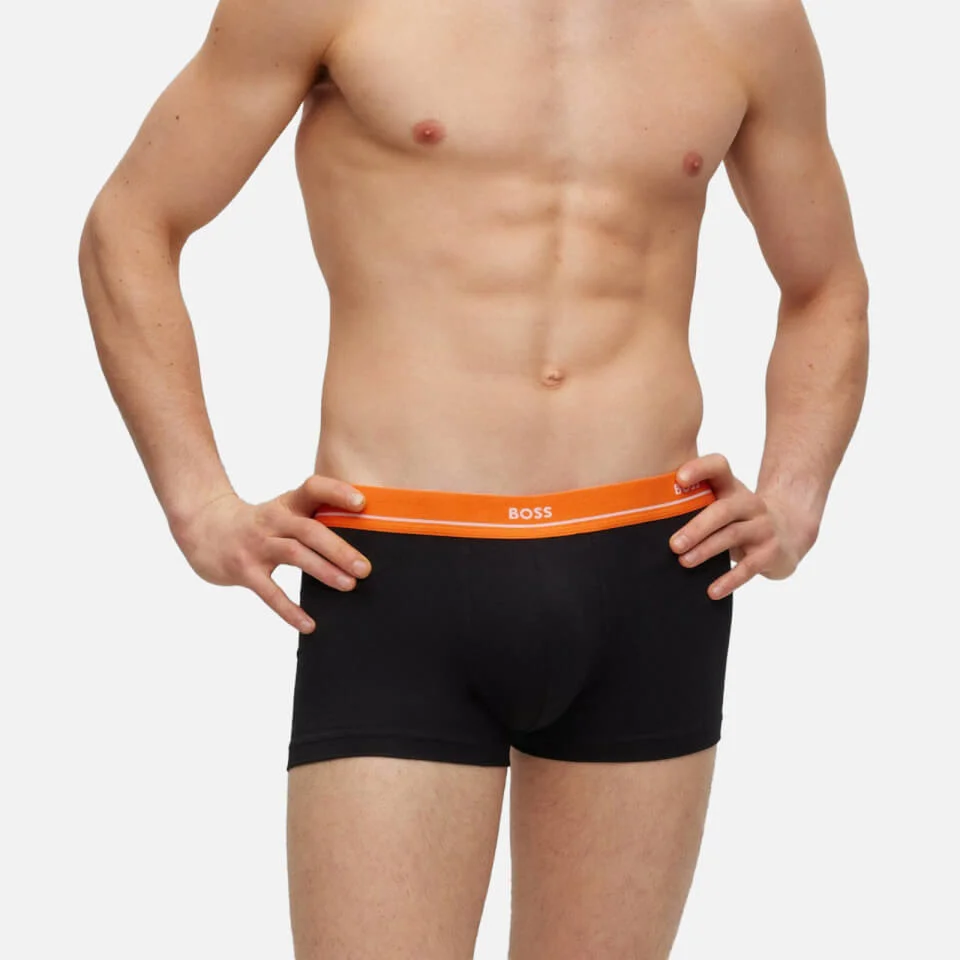 BOSS Bodywear 5 Pack Essential Cotton-Blend Trunks 8 BOSS Bodywear 5 Pack Essential Cotton-Blend Trunks - Image 6