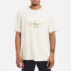Calvin Klein Jeans Monologo Cotton-Blend Mineral Dye T-Shirt 2 Calvin Klein Jeans Monologo Cotton-Blend Mineral Dye T-Shirt -The Hut 14022466 1025038520267541