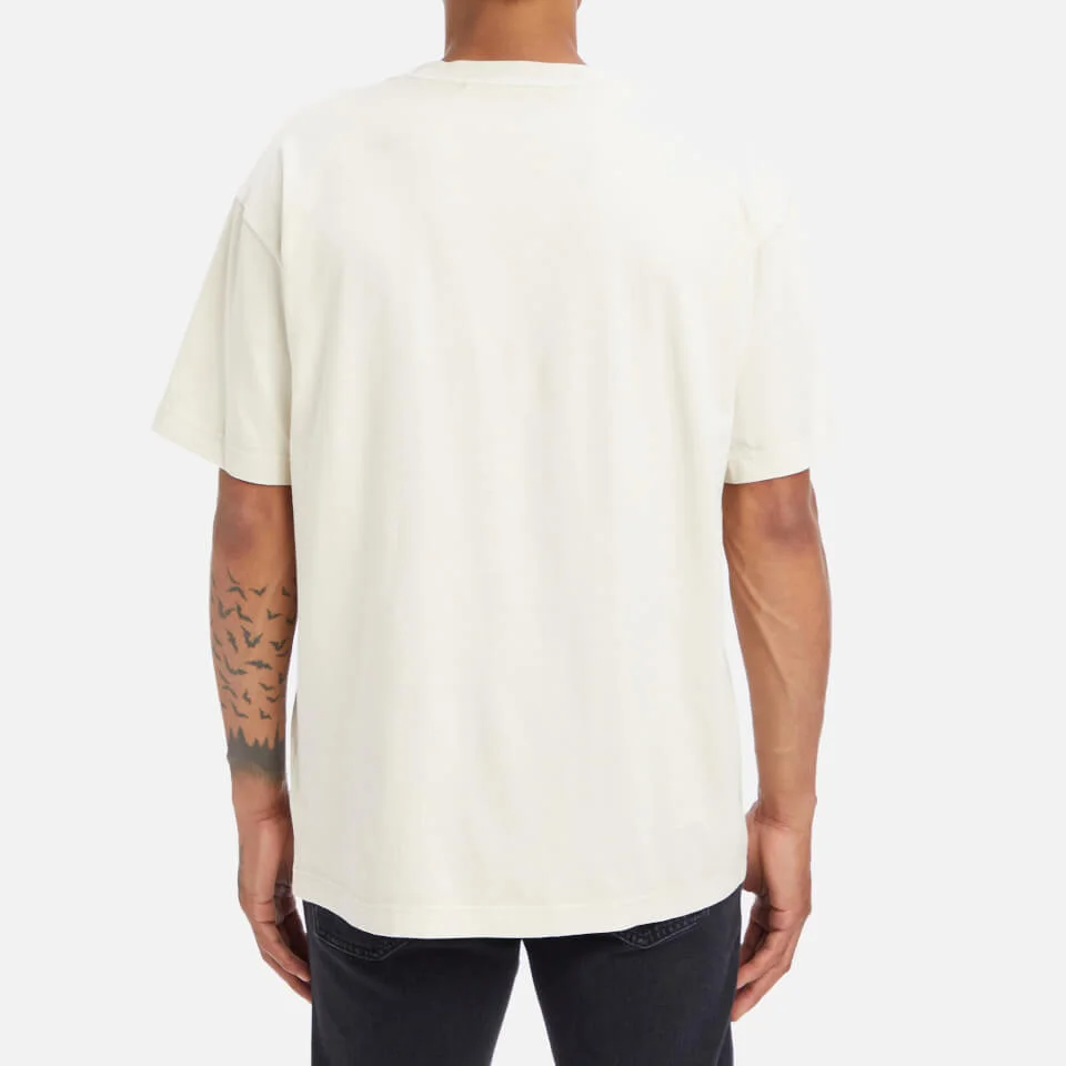 Calvin Klein Jeans Monologo Cotton-Blend Mineral Dye T-Shirt 4 Calvin Klein Jeans Monologo Cotton-Blend Mineral Dye T-Shirt - Image 2