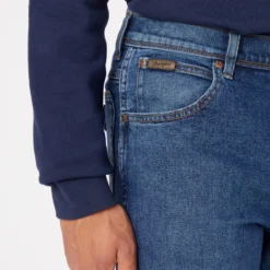 Wrangler Texas Straight Leg Denim Jeans -The Hut 14196631 6535025202009821