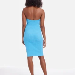 Calvin Klein Jeans Cotton-Blend Rib-Knitted Dress -The Hut 14199949 1625032754080764