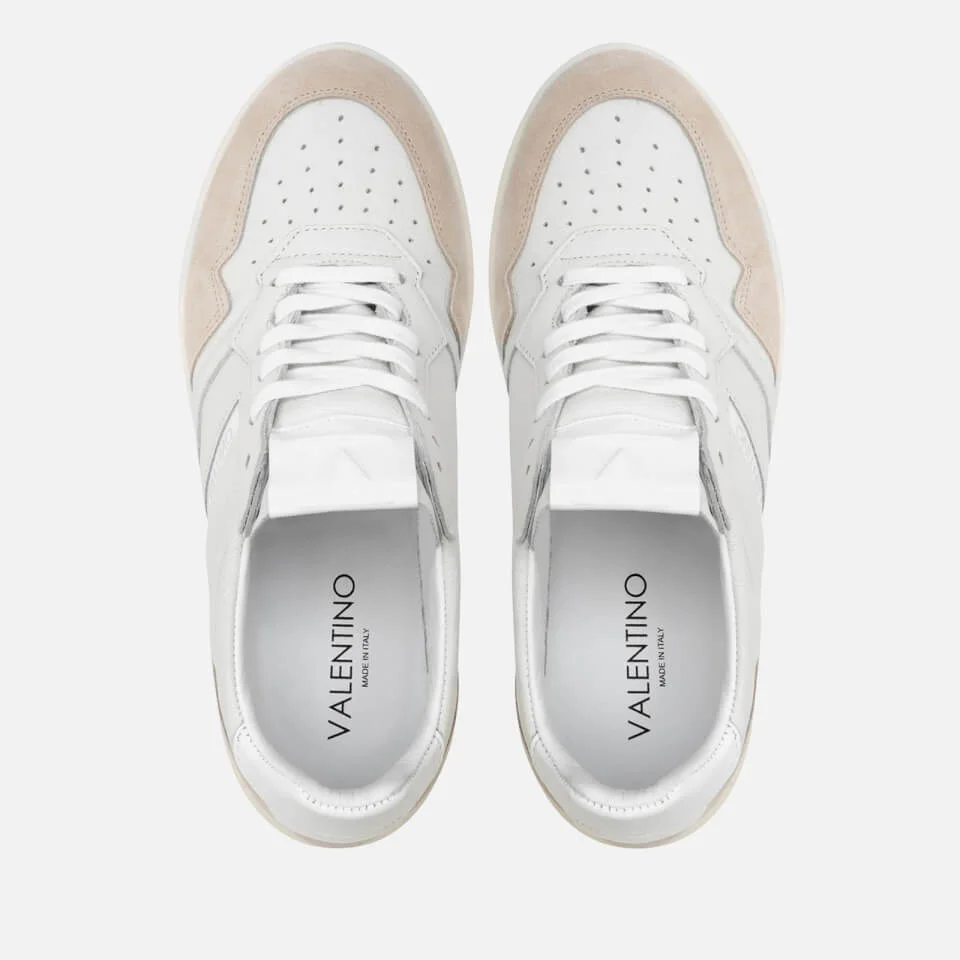 Valentino Men's Apollo Basket Leather And Suede Trainers 6 Valentino Men's Apollo Basket Leather And Suede Trainers - Image 4