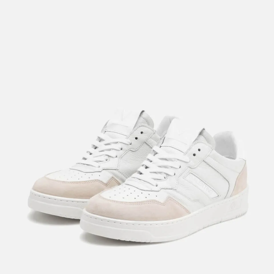 Valentino Men's Apollo Basket Leather And Suede Trainers 5 Valentino Men's Apollo Basket Leather And Suede Trainers - Image 3