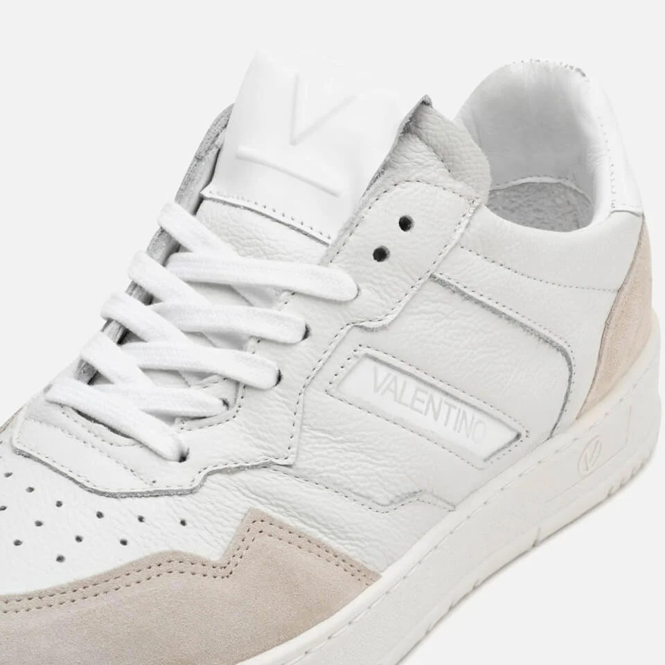 Valentino Men's Apollo Basket Leather And Suede Trainers 7 Valentino Men's Apollo Basket Leather And Suede Trainers - Image 5