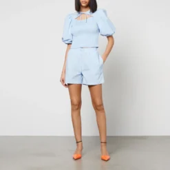 Résumé Romeo Shirred Cotton-Blend Blouse -The Hut 14234831 1675040499000944