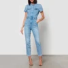 Good American Fit For Success Stretch-Denim Jumpsuit
