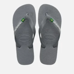 The Hut 22 Havaianas Men's Brasil Logo-Embossed Rubber Flip Flops