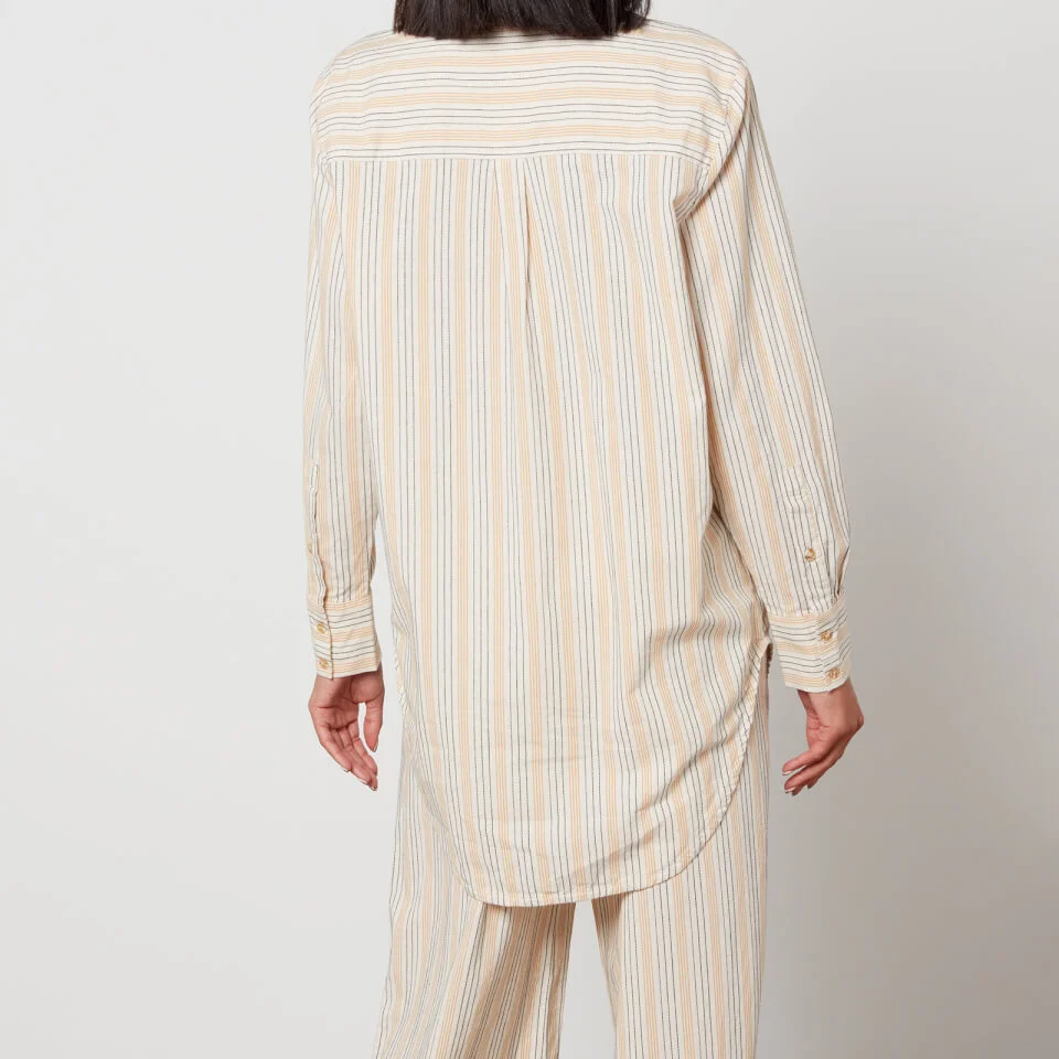 Aligne Faria Striped Organic Cotton-Poplin Shirt 4 Aligne Faria Striped Organic Cotton-Poplin Shirt - Image 2